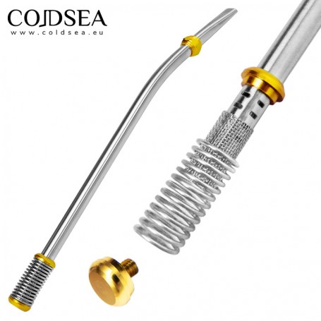 Bombilla do yerba mate, 3 filtry, rozkręcana, dobra do drobnego suszu i pyłu, słomka metalowa do herbaty i yerby