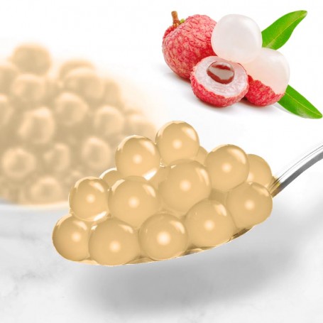 Popping boba kulki do Bubble Tea 450g x 12szt | Liczi
