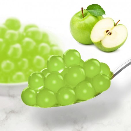 Bubble Tea popping boba 1000g x 12pcs | Green Apple
